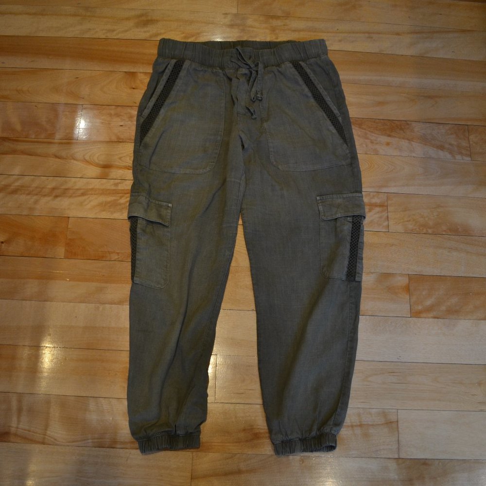 Anthropologie Brand Cloth & Stone Size XS Green Cargo Pants